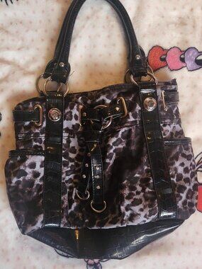 leopard purse